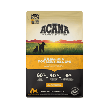 ACANA FREE RUN POULTRY ALIMENTO PERROS X 2 KILOS