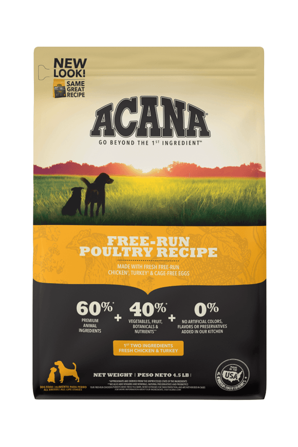 ACANA FREE RUN POULTRY ALIMENTO PERROS X 2 KILOS