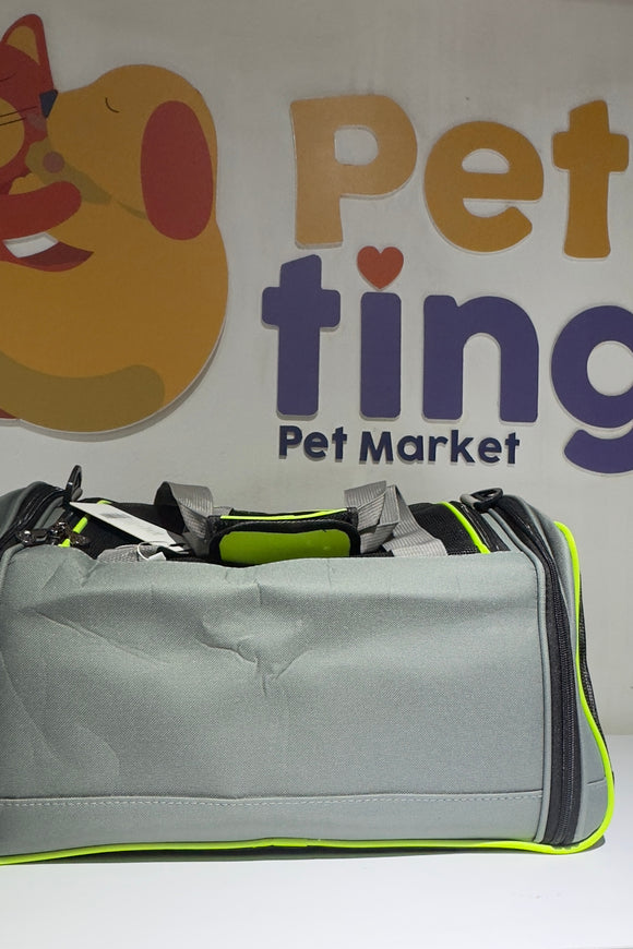 BOLSO TRANSPORTADOR PARA MASCOTAS PLEGABLE CON CÁPSULA S