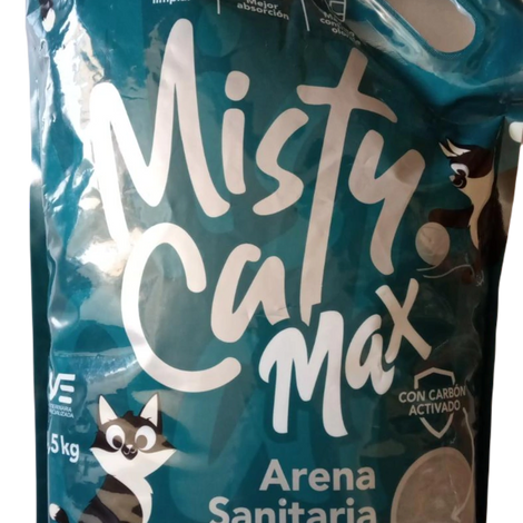 ARENA MISTY CAT MAX CARBON ACTIVADO x 4.5 kilos