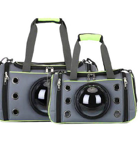 BOLSO TRANSPORTADOR PARA MASCOTAS PLEGABLE CON CÁPSULA S